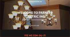 Desktop Screenshot of parkerselectricinc.com