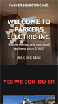 Mobile Screenshot of parkerselectricinc.com